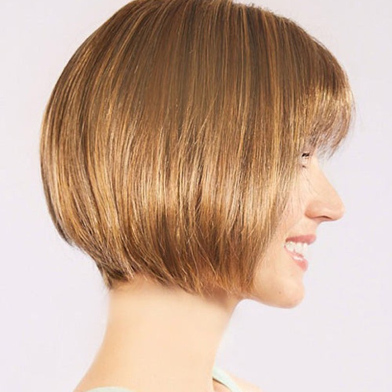 Açık Kahverengi Küt Parti Peruk 