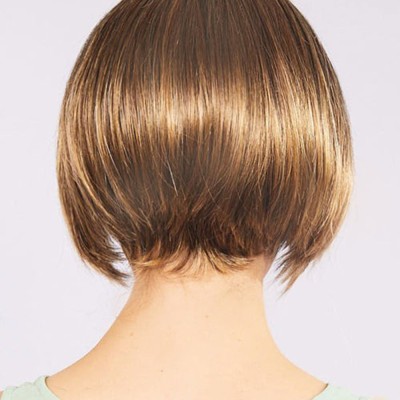 Açık Kahverengi Küt Parti Peruk 