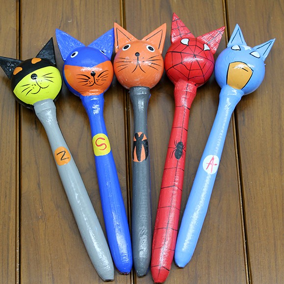 Ahşap 5'li Marakas Seti Model 2