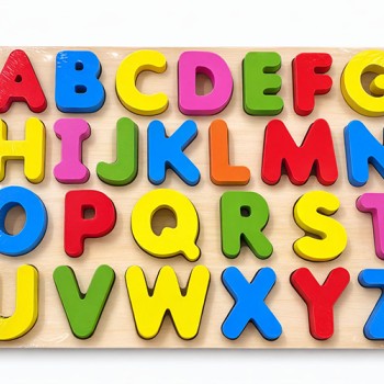 Ahşap Alfabe Puzzle Eğitici Oyuncak 