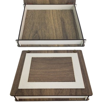 Ahşap Derili Hediye Kutusu 