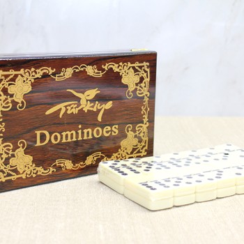 Ahşap Kutulu Domino Oyunu Model 3