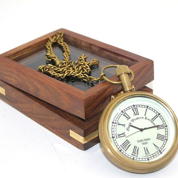 Ahşap Kutulu Köstekli Saat Model 3