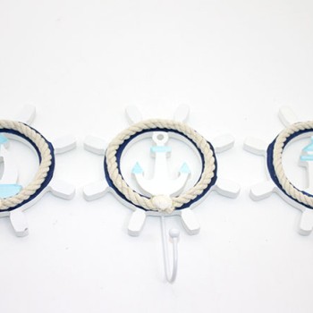 Ahşap Marin Dümenli Askılık 