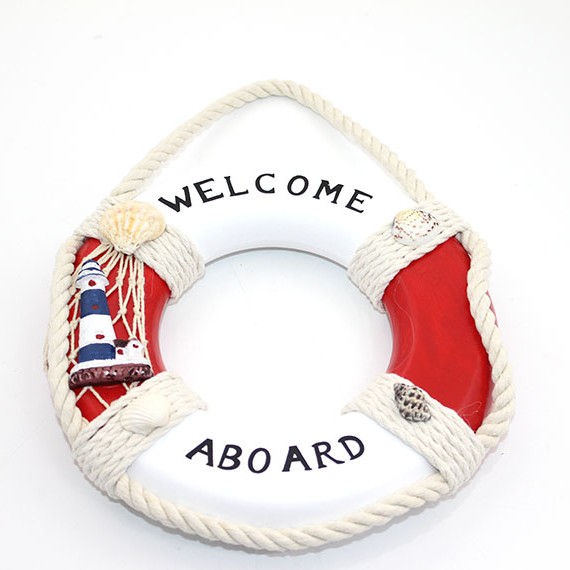 Ahşap Marin Duvara Asmalı Simit Model 2