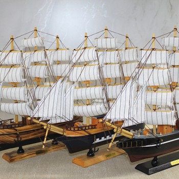 Ahşap Yelken Gemi Model 2