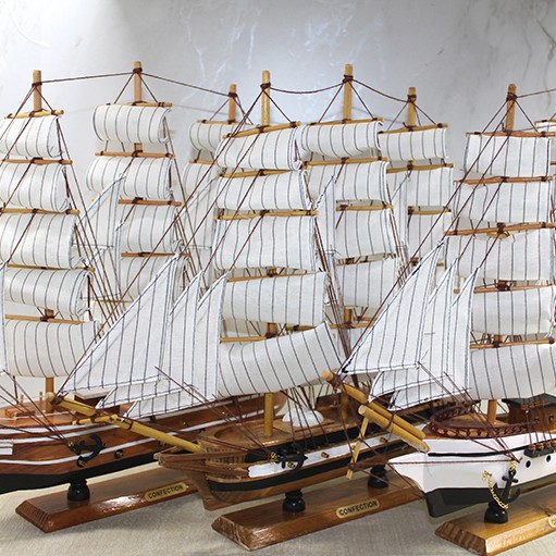 Ahşap Yelken Gemi Model 3