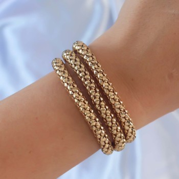 Altın Renk Çoklu Kadın Bileklik