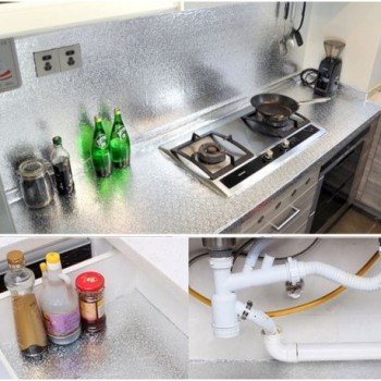 Alüminyum Folyo Yapışkanlı Mutfak Koruyucu Folyo 2 Metre