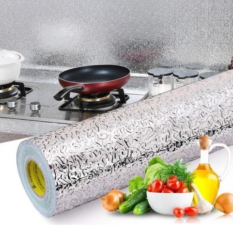 Alüminyum Folyo Yapışkanlı Mutfak Koruyucu Folyo 2 Metre