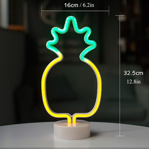 Ananas Neon LED Lamba 