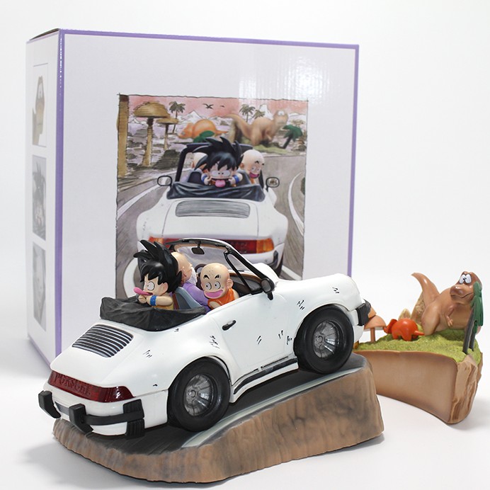 Anime Dragon Ball Son Goku, Kuririn, Usta Roshi Figürü 17 Cm 