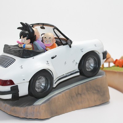 Anime Dragon Ball Son Goku, Kuririn, Usta Roshi Figürü 17 Cm 
