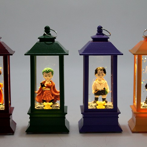 Anime One Piece Figürlü Işıklı Kar Küresi 