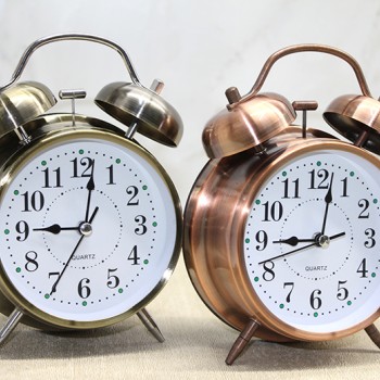 Antik Metal Çalar Saat Model 2