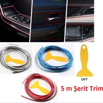 Araba Dekorasyon 5 Metre Şerit Trim