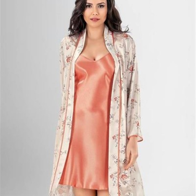 Arias Closet 2 Li Kısa Sabahlık Takımı Desenli 1962