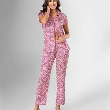 Arias Closet 2'Li Saten Pijama Takımı