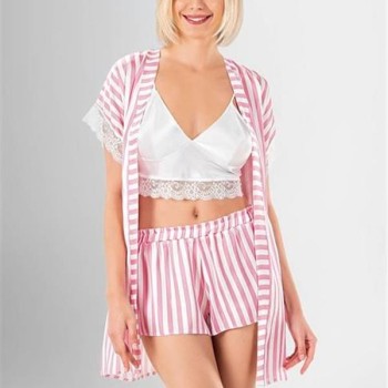 Arias Closet 3'Lü Şort Takımı Desenli