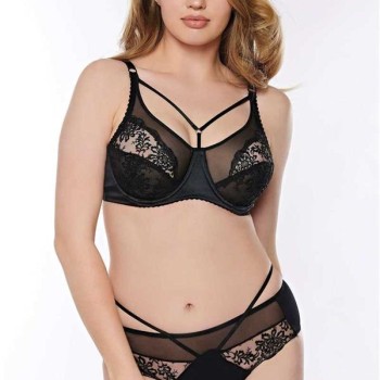 Arias Closet Balenli Desteksiz Dolgusuz Toparlayıcı Yaka Detaylı Dantelli Küçültücü Sütyen Ve Slip Takım