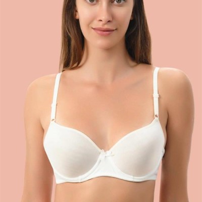 Arias Closet Beyaz Dolgulu Mikro Tek Sütyen