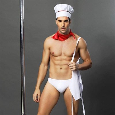 Arias Closet Beyaz Önlüklü Fantezi Erkek Kostüm