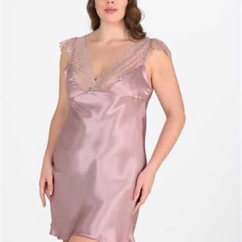 Arias Closet Büyük Beden Vizon Gecelik 2106