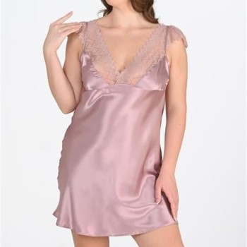 Arias Closet Büyük Beden Vizon Gecelik 2106