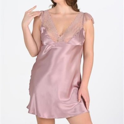 Arias Closet Büyük Beden Vizon Gecelik 2106