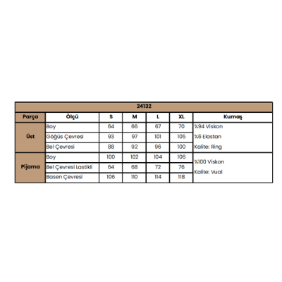 Arias Closet Çiçek Ve Yaprak Desenli Pijama Takımı