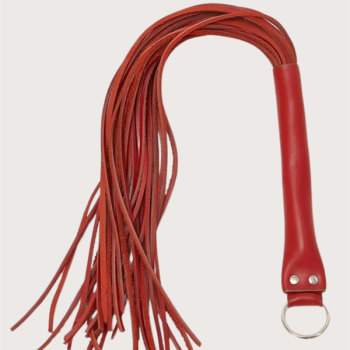 Arias Closet Deri Fantezi Harness Kırmızı Kırbaç