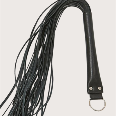 Arias Closet Deri Fantezi Harness Siyah Kırbaç