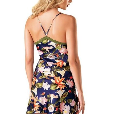 Arias Closet Desenli Saten Gecelik 8147