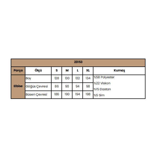 Arias Closet Desenli Uzun Kollu Elbise