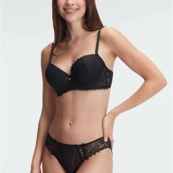 Arias Closet Destekli Dolgulu Balenli Kaplı Dantel Detaylı Sütyen Slip İç Çamaşırı Takım