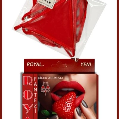 Arias Closet Fantezi Tüketilebilen Yenilebilir Çilek Aromalı İç Çamaşırı Takımı