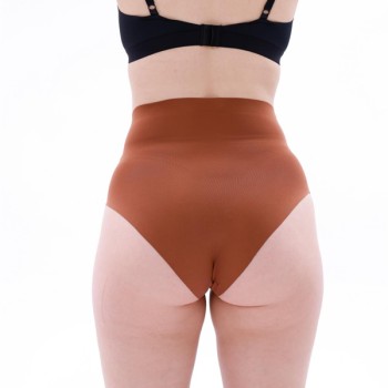 Arias Closet Kahverengi Mı Emay 2704 Lazer Kesim Yüksek Bel Hayalet Külot