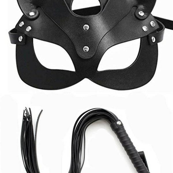 Arias Closet Kırbaç Maske Deri İkili Takım