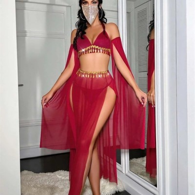 Arias Closet Özel Tasarım Kırmızı Harem Kostümü