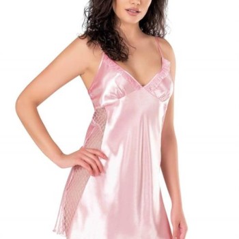 Arias Closet Pembe Kısa Saten Gecelik 8105
