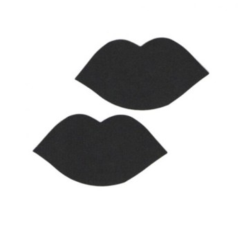 Arias Closet Siyah Dudak Şeklinde Fantezi Göğüs Ucu Kapatıcı