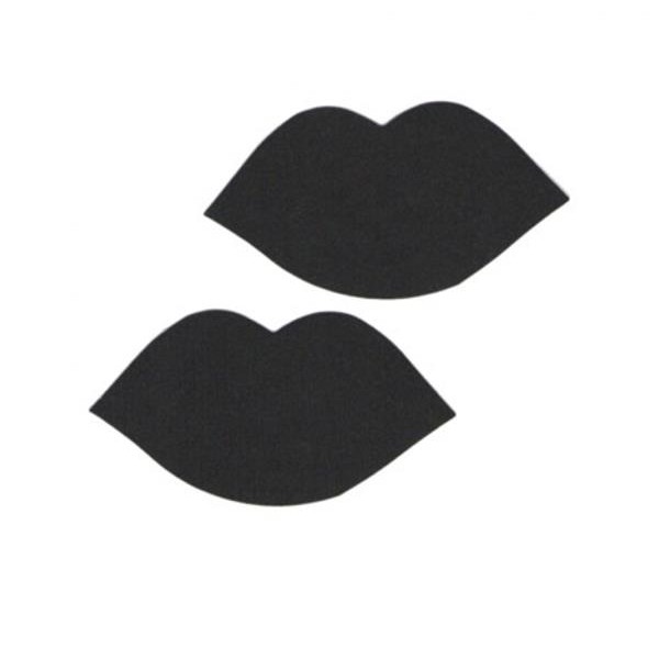 Arias Closet Siyah Dudak Şeklinde Fantezi Göğüs Ucu Kapatıcı