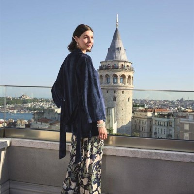 Arias Closet Yaprak Desenli Ve Dantelli 3'Lü Pijama Takımı