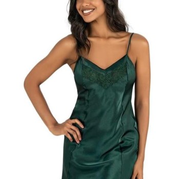 Arias Closet Yeşil Kısa Saten Gecelik 8231