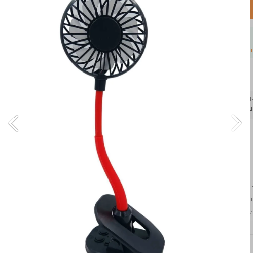 Ayarlanabilir Kıskaçlı Masa Üstü Mini Vantilatör