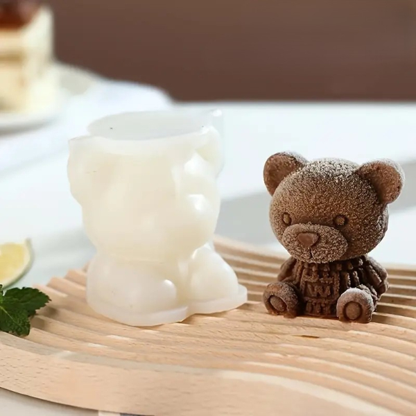 Ayı Şekilli Silikon Buz Kalıbı 