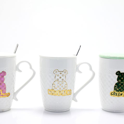 Ayıcık Tasarımlı Porselen Kupa Bardak 