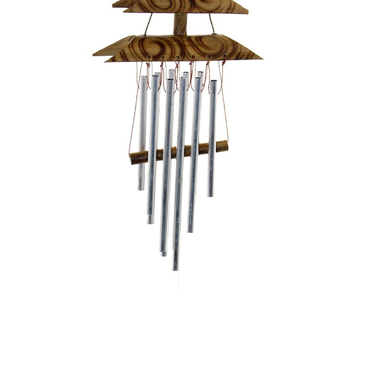 Bambu Metal Çanlı Rüzgar Çanı 