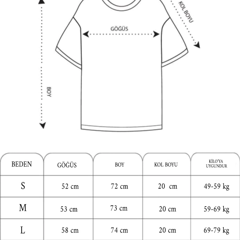 Baskılı 24/1 Penye T-Shirt - Beyaz