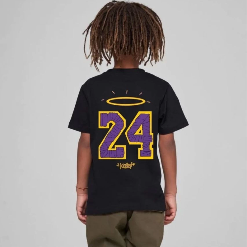 Baskılı T-Shirt - Siyah -